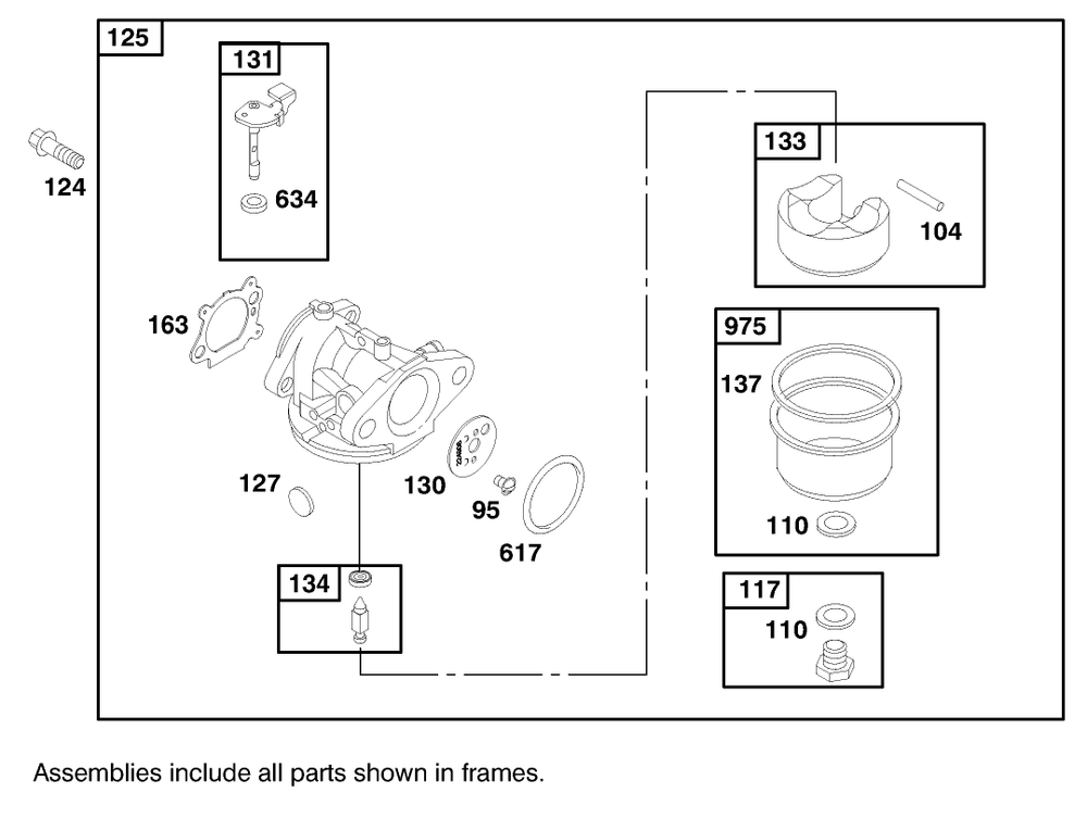 Engine Briggs & Stratton Model 12u802-1739-E1 Diagram and Parts List for 20716 8900001 - 8999999 Toro Lawn Mower