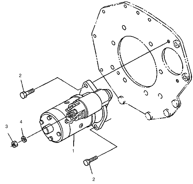 Starter Assembly Diagram and Parts List for 22302 990001 - 999999 Toro Lawn Tractor Accessories