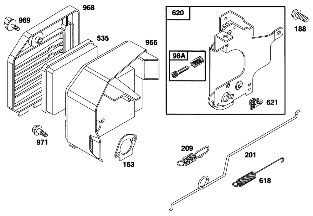 Engine Gts 150 Ohv Diagram and Parts List for 20767 6900001 - 6999999 Toro Lawn Mower