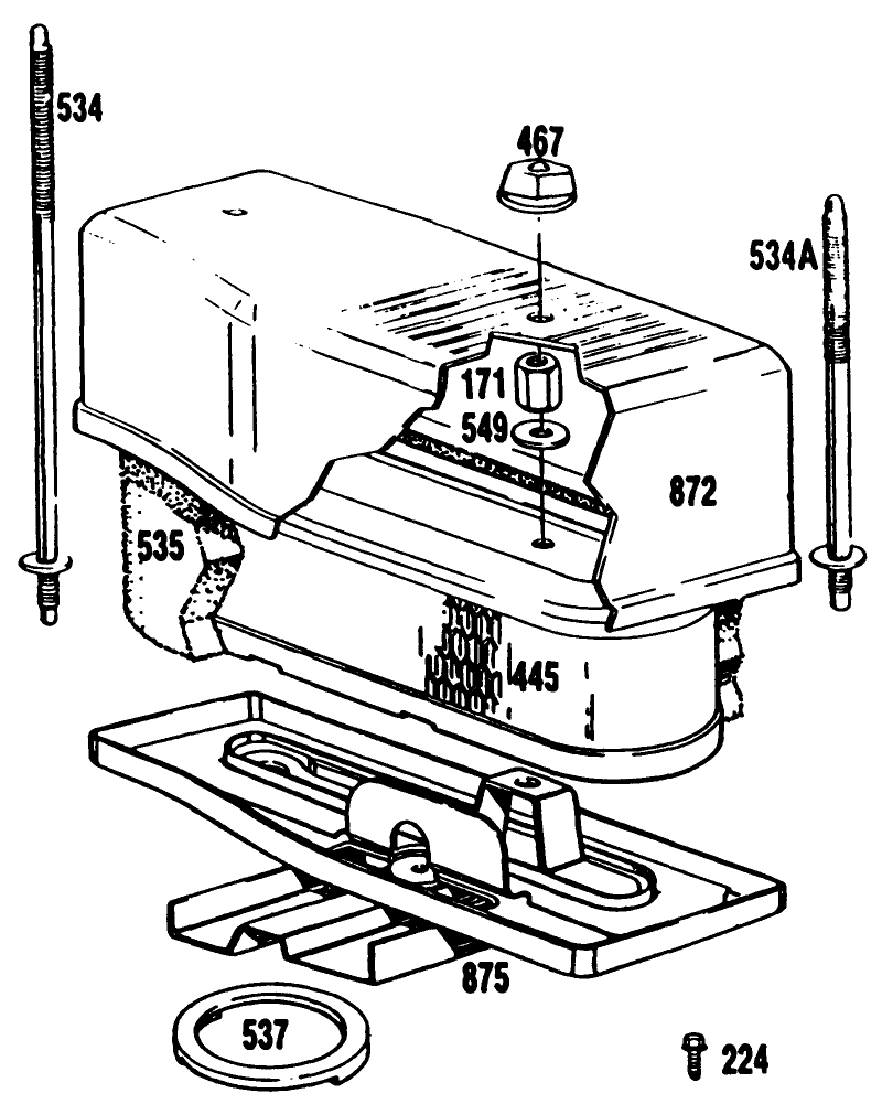 Briggs & Stratton Model No. 253706-0223-01 Diagram and Parts List for 30111 7000001 - 7999999 Toro Lawn Tractor Accessories