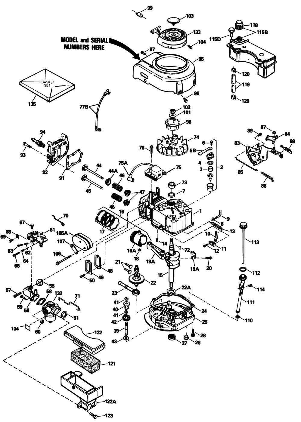 Engine Model No. Tvs105-53112f Diagram and Parts List for 20631 9000001 - 9999999 Toro Lawn Mower