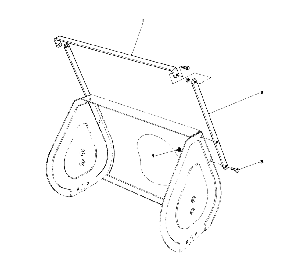 Drift Breaker Kit No. 37-7020 Diagram and Parts List for 38010 0000001 - 0999999 Toro Snow Blower
