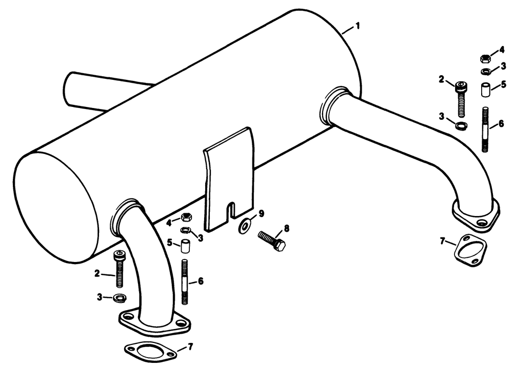 Exhaust-Group 12 Engine Kohler Model No. Kt17qs Type No. 24324 (Continued) Diagram and Parts List for 30754 0000001 - 0999999 Toro Lawn Tractor