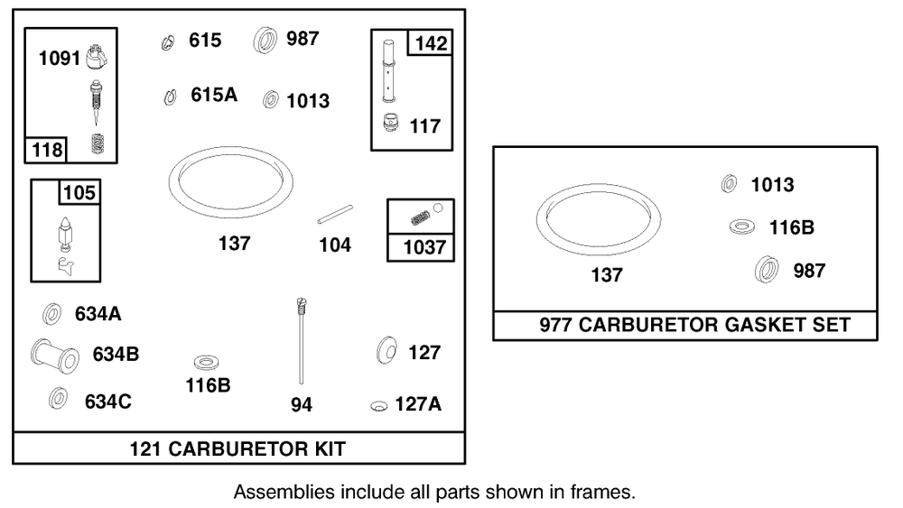 Engine Briggs & Stratton Model 303776-1188-A1 Diagram and Parts List for 30182 690001 - 699999 Toro Lawn Tractor Accessories