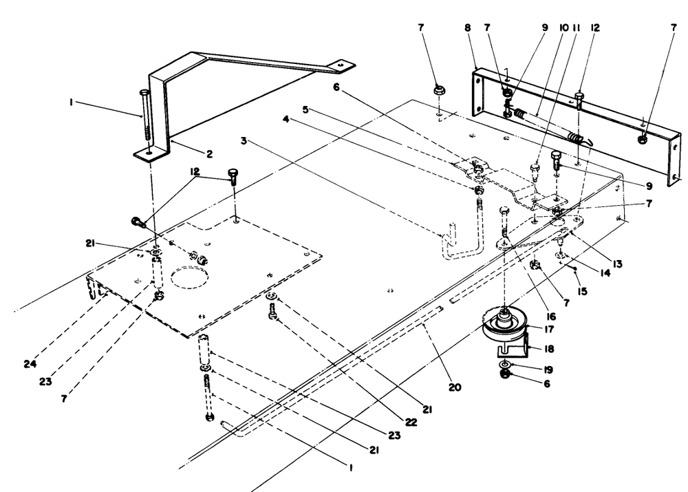 Traction Assembly Diagram and Parts List for 56145 9000001 - 9999999 Toro Lawn Tractor