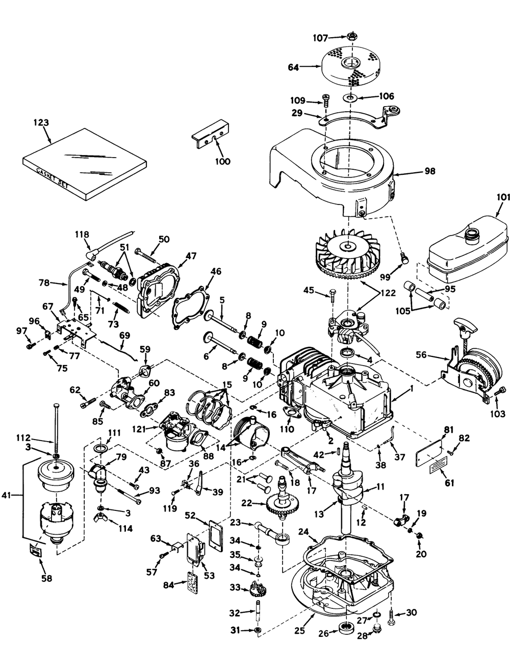 Engine Model No. Lav30-30444h Diagram and Parts List for 17201 9000001 - 9999999 Toro Lawn Mower