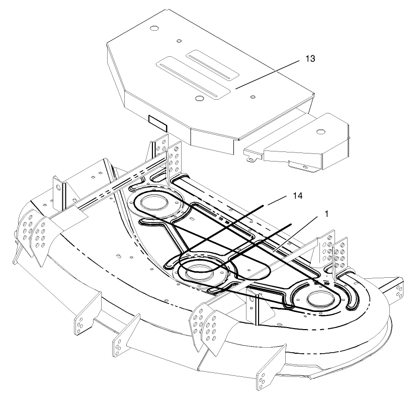 Decal And Belt Assembly Diagram and Parts List for 30299TE (230000001-230999999)(2003) Toro Lawn Mower