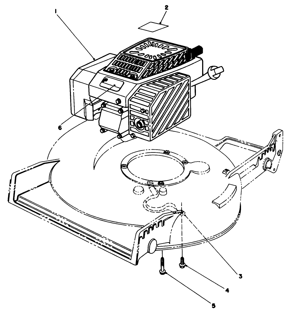 Engine Assembly Diagram and Parts List for 22151 3900001 - 3900855 Toro Lawn Mower