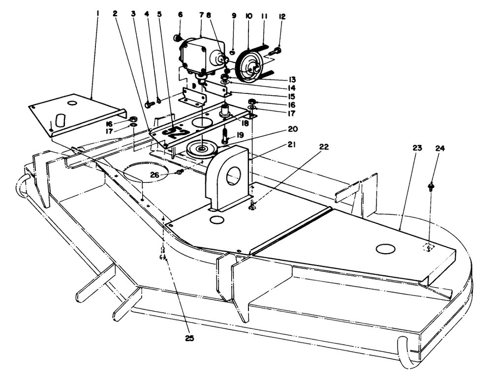 Cutting Unit Model No. 30768 (Continued) Diagram and Parts List for 30718 1000001 - 1999999 Toro Lawn Tractor