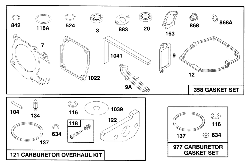 Engine Gts 150 Diagram and Parts List for 20923B 69000001 - 69999999 Toro Lawn Mower