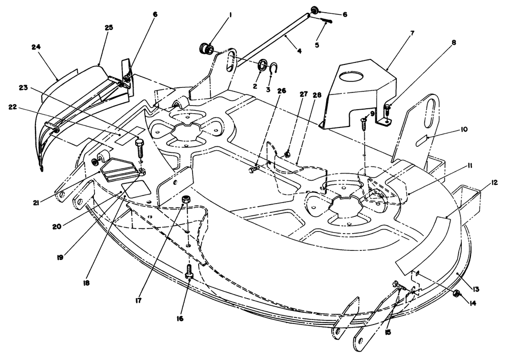 Cover Assembly Diagram and Parts List for R5-38SS02 2000001 - 2999999 Toro Lawn Mower