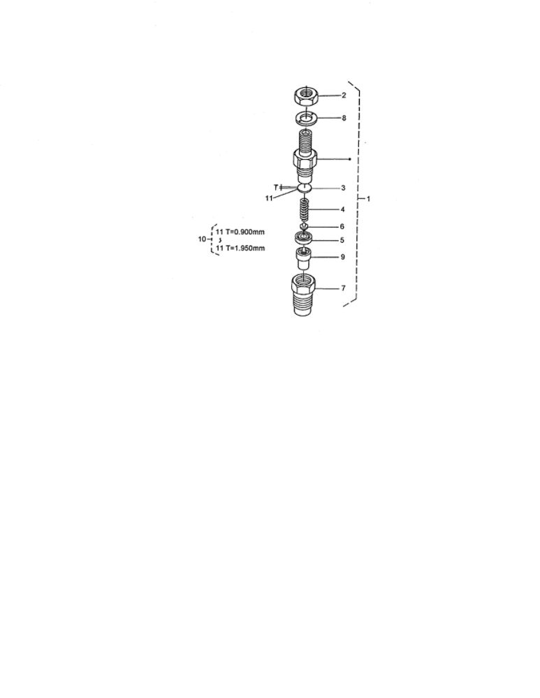 Nozzle Holder Diagram and Parts List for 74264 260000001 AND UP Toro Lawn Mower