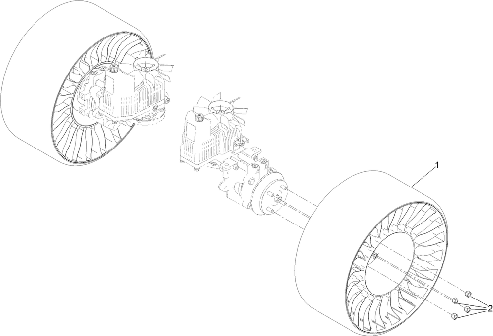 Rear Wheel Assembly Diagram and Parts List for 72965 414086139 - 999999999 Toro Lawn Tractor