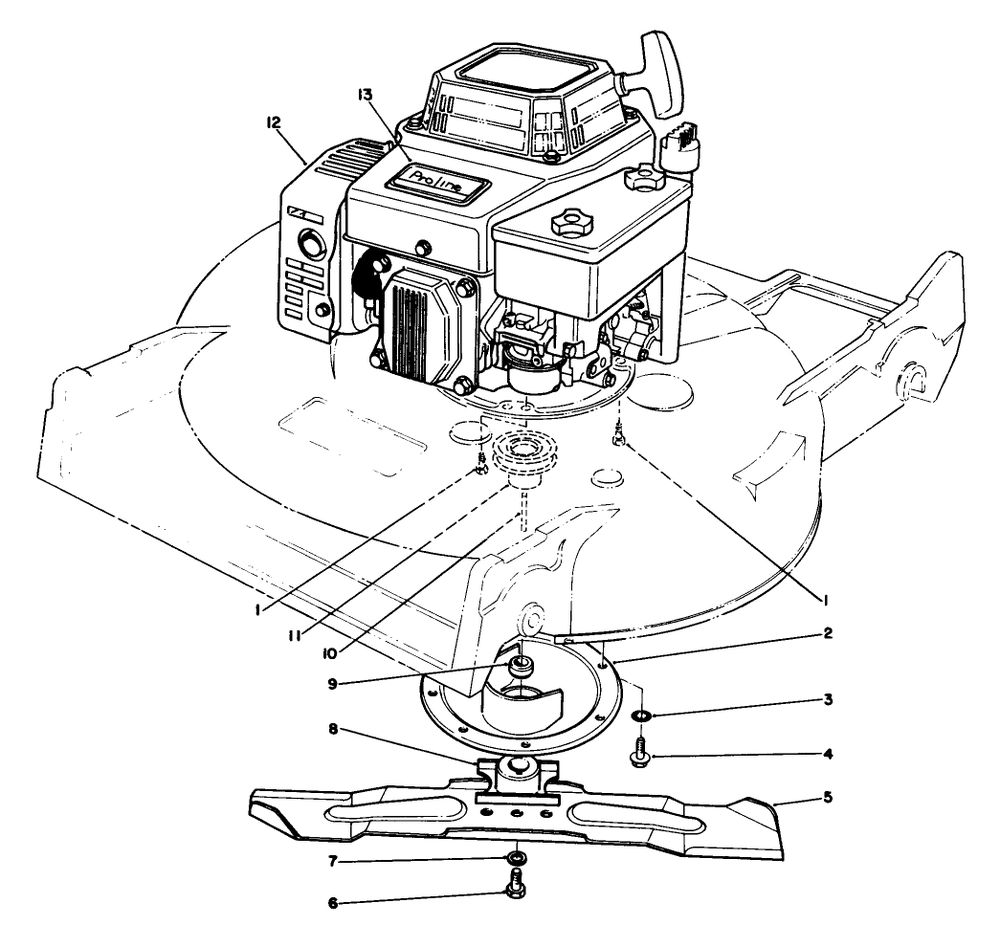 Engine Assembly Diagram and Parts List for 22621C 9000001 - 9999999 Toro Lawn Mower