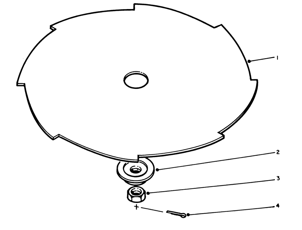Metal Blade Adapter Kit (Optional) Diagram and Parts List for 51644 5000001 - 5999999 Toro Trimmer
