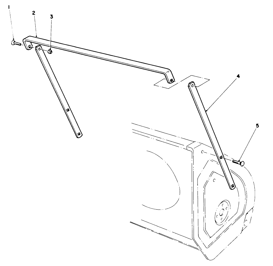 Drift Breaker Assembly (Optional) Diagram and Parts List for 38570 3900001 - 3999999 Toro Snow Blower