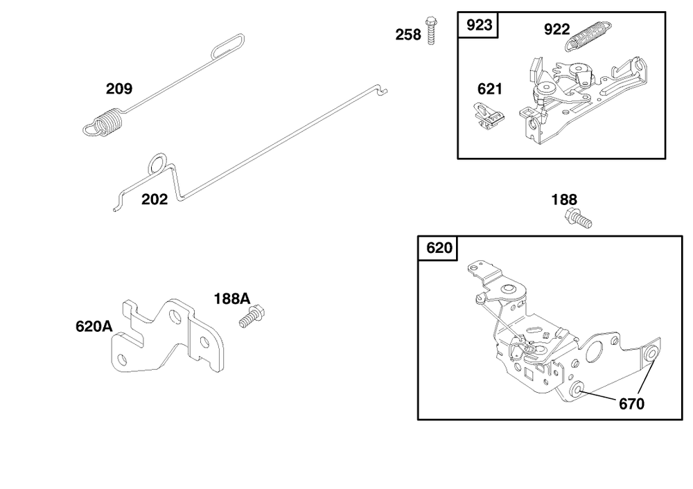 Engine Briggs & Stratton Model 12f802-1767-E1 Diagram and Parts List for 20804 8900001 - 8999999 Toro Lawn Mower