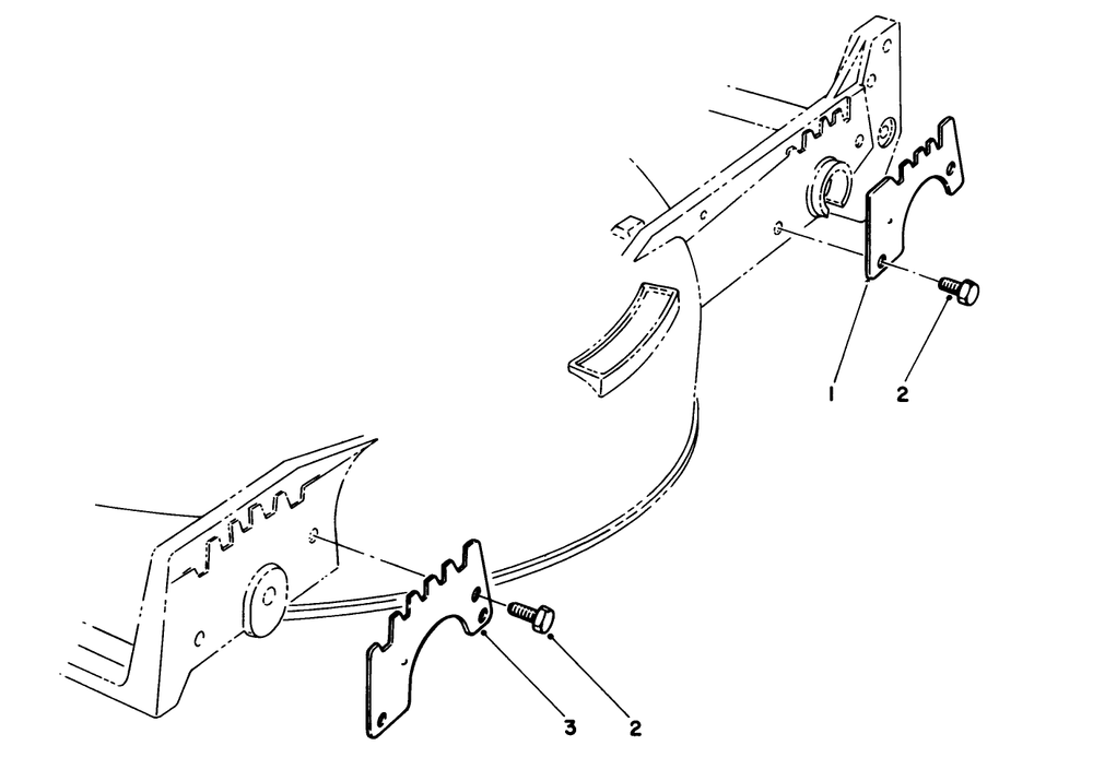 Wear Plate Kit Model No. 49-4080 (Optional) Diagram and Parts List for 20695 8000001 - 8999999 Toro Lawn Mower