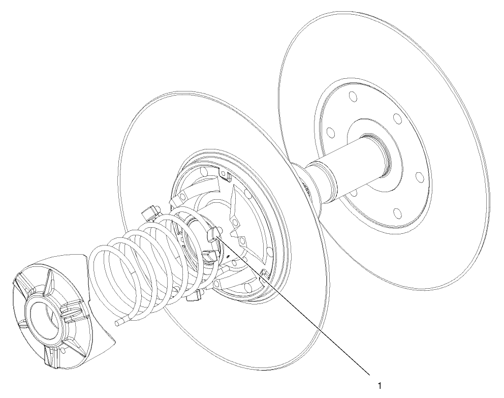 Clutch Assembly No. 99-7104 Diagram and Parts List for 12003 220000001 - 220999999 Toro Lawn Tractor