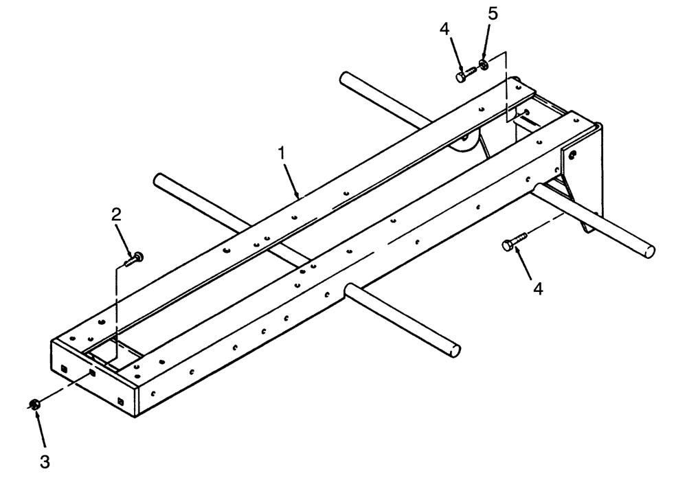 Frame Diagram and Parts List for 73380 3900001 - 3999999 Toro Lawn Tractor
