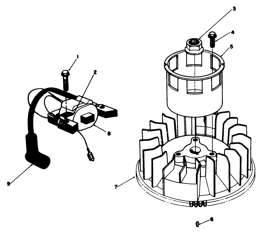 Engine Assembly Model No. Vmh-7 (Continued) Diagram and Parts List for 22525 8000001 - 8999999 Toro Lawn Mower