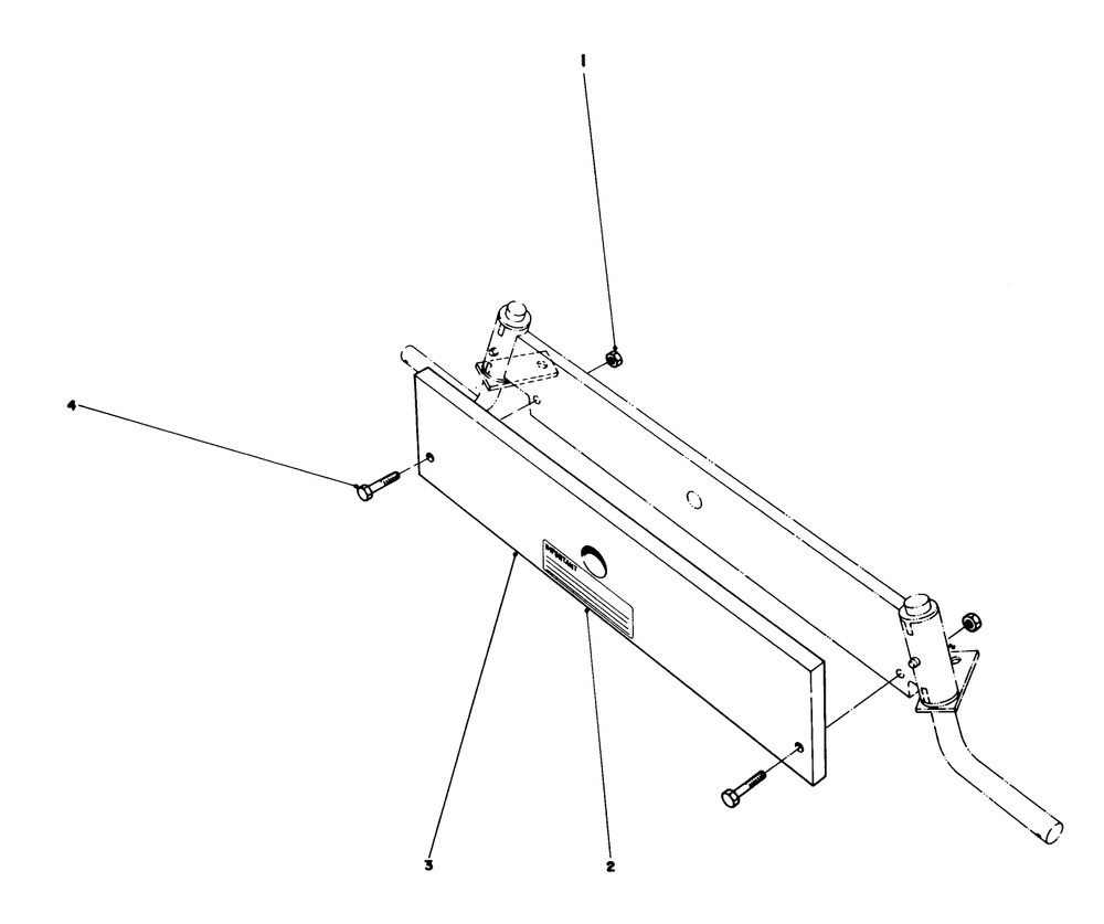 Counter-Weight Diagram and Parts List for 56036 7000001 - 7999999 Toro Lawn Tractor