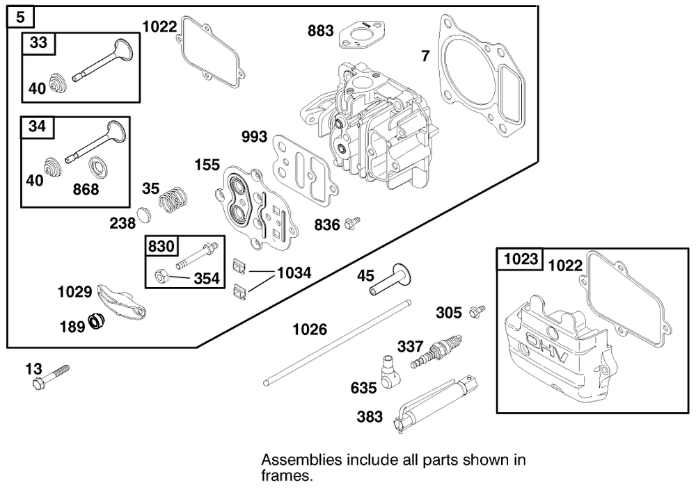 Engine Gts-200 Diagram and Parts List for 20487 8900001 - 8999999 Toro Lawn Mower