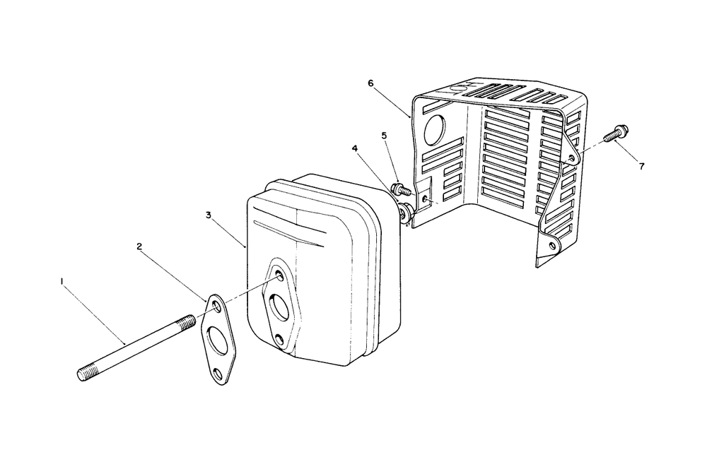Muffler Assembly (Model No. Vmk9-5) Diagram and Parts List for 20925B 0000001 - 0999999 Toro Lawn Mower