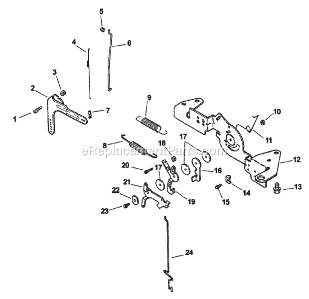 Group 9 Engine Controls Assembly Diagram and Parts List for 74174 200000001-200999999 Toro Lawn Mower