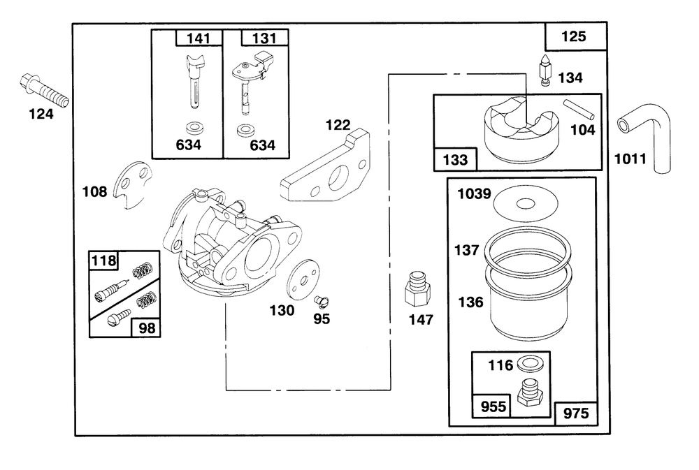 Engine Gts 150 Diagram and Parts List for 20923B 69000001 - 69999999 Toro Lawn Mower