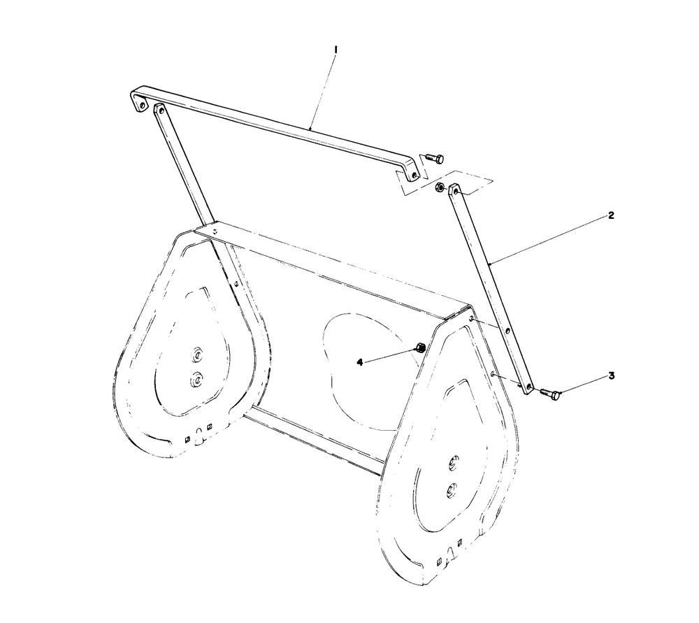 Drift Breaker Kit No. 37-7020 Diagram and Parts List for 38250 0000001 - 0999999 Toro Snow Blower