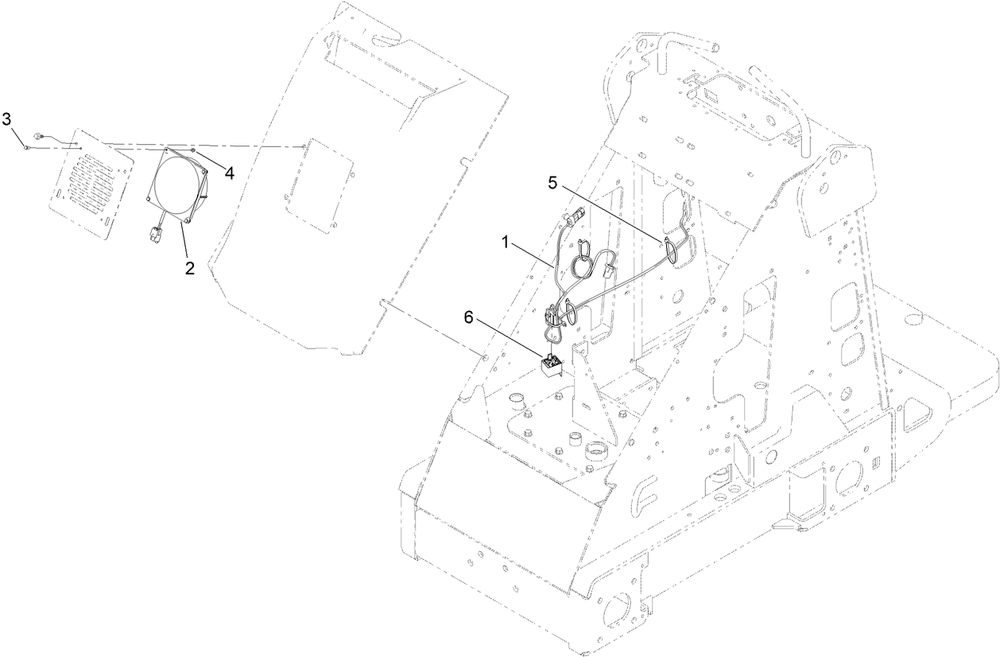Fan Assembly Diagram and Parts List for 22218G 400000000 - 409999999 Toro Lawn Tractor Accessories