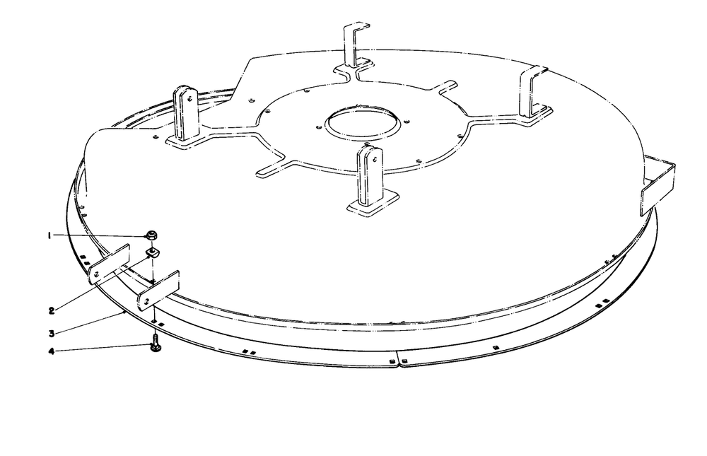 Wet Grass Bagging Kit No. 38-5730 (Optional) Diagram and Parts List for 57300 4000001 - 4999999 Toro Lawn Tractor