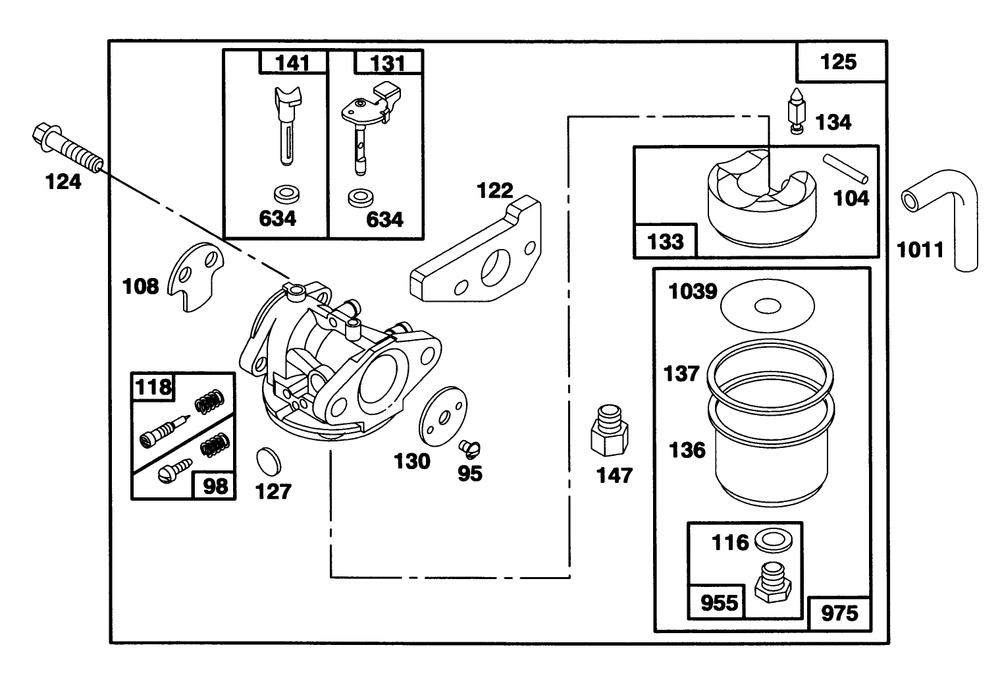 Engine Gts 150 Diagram and Parts List for 20922B 39000001 - 39999999 Toro Lawn Mower