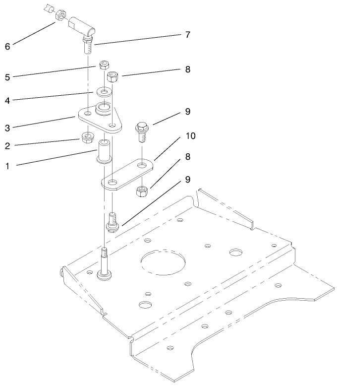 Smart Turn Front Assembly Diagram and Parts List for 73545 8900001 - 8999999 Toro Lawn Tractor