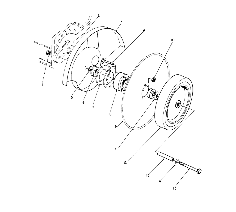 Edger Kit No. 59125 (Optional) Diagram and Parts List for 16771 4000001 - 4999999 Toro Lawn Mower