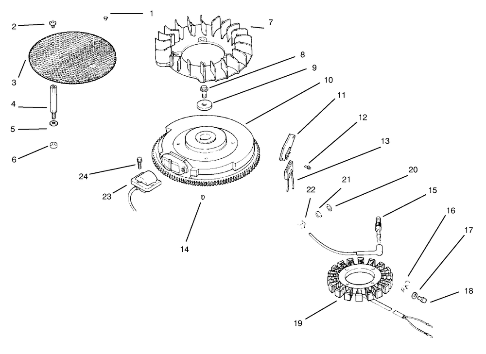 Ignition / Electrical Kohler Engine Cv18s - Ps61521 Diagram and Parts List for 30183 790001 - 799999 Toro Lawn Tractor Accessories