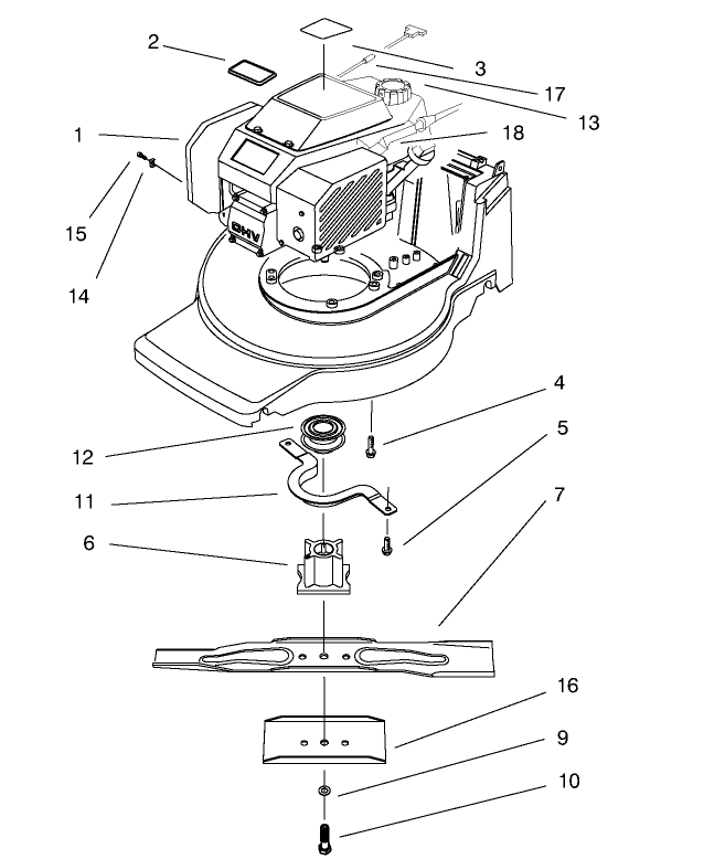 Housing Assembly Diagram and Parts List for 20821 7900001 - 7999999 Toro Lawn Mower