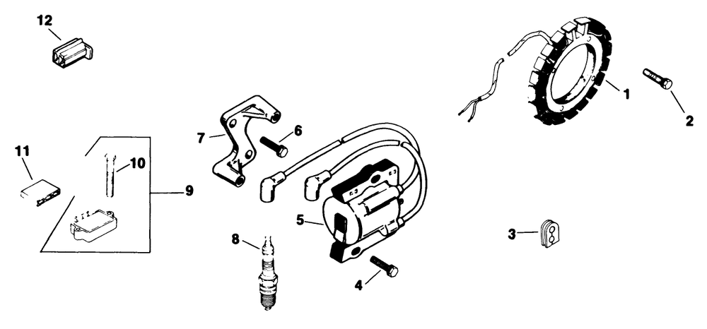Ignition Engine Kohler Model No. M18qs-24615 (Continued) Diagram and Parts List for 30718 0000001 - 0999999 Toro Lawn Tractor