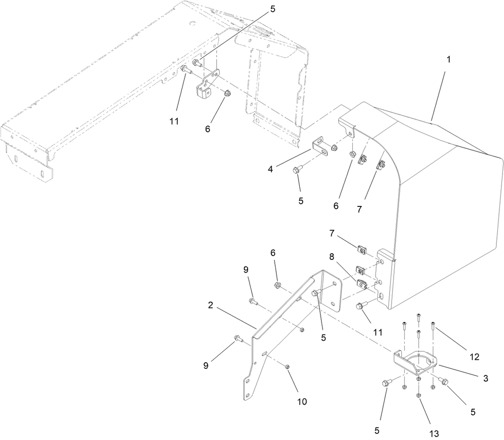 Left Console Assembly Diagram and Parts List for 25530T 323000000 - 999999999 Toro Lawn Tractor Accessories