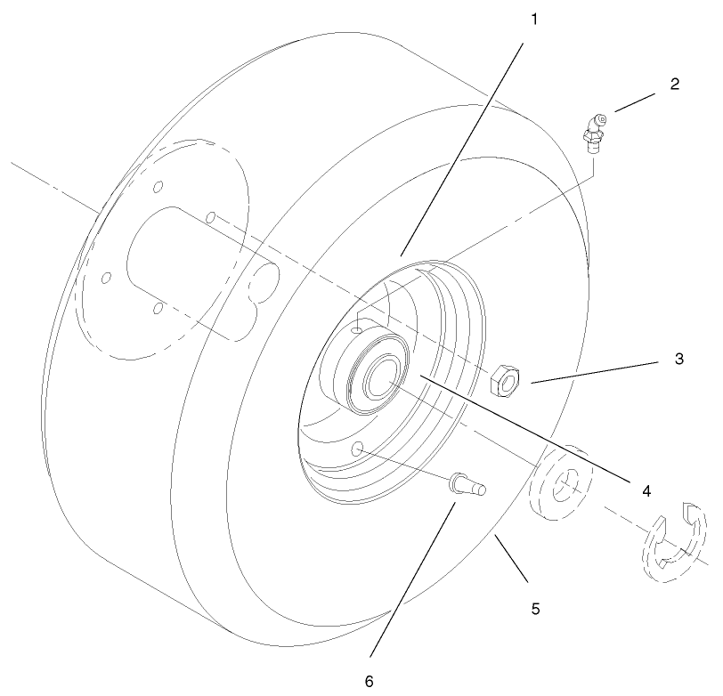 Wheel And Tire Asm Diagram and Parts List for 30167 990001 - 999999 Toro Lawn Tractor Accessories