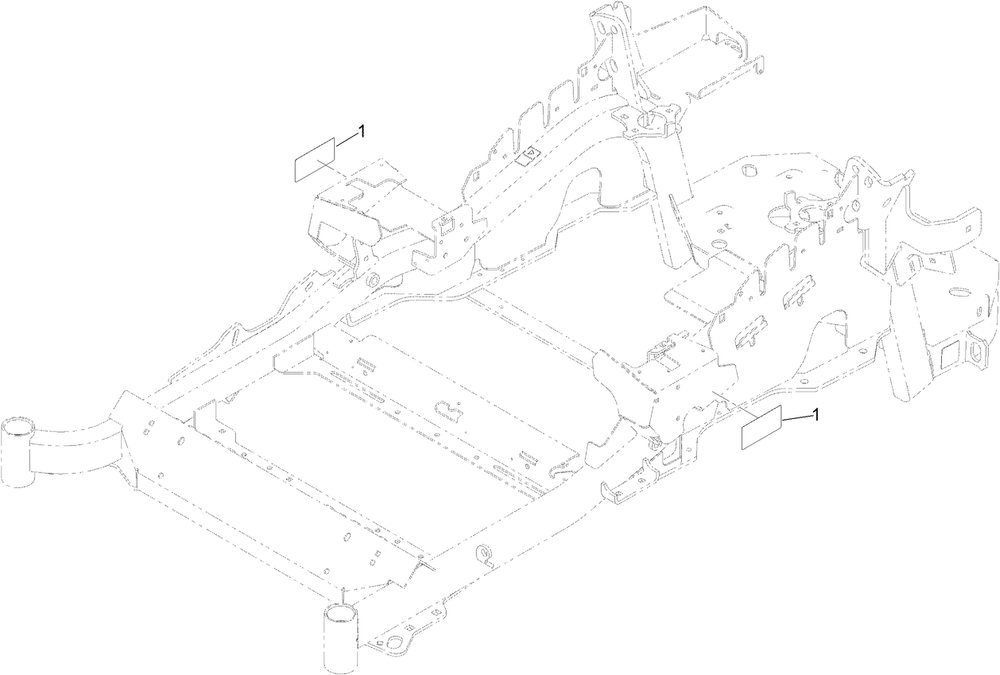 Frame Decal Assembly Diagram and Parts List for 72906 412200000 - 999999999 Toro Lawn Tractor