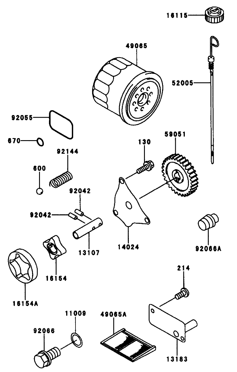Lubricationequipment Diagram and Parts List for 74212 (200000001-200999999)(2000) Toro Lawn Mower