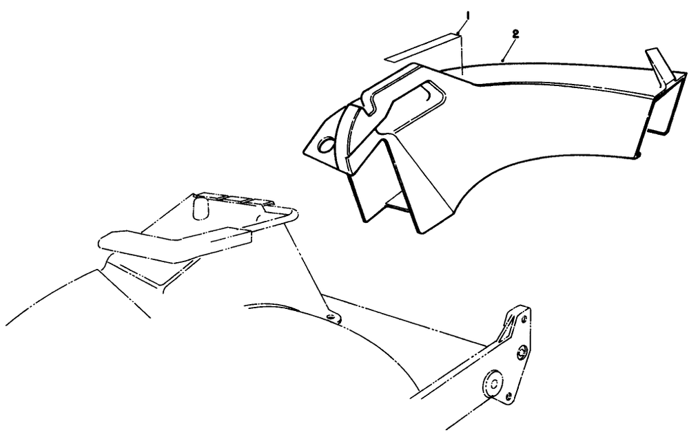 Side Discharge Chute Model No. 59168 (Optional) Diagram and Parts List for 22030 9000001 - 9999999 Toro Lawn Mower