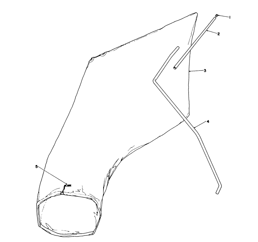 Giant Bagging Kit 29-9750 (Optional) Diagram and Parts List for 16775 0000001 - 0999999 Toro Lawn Mower