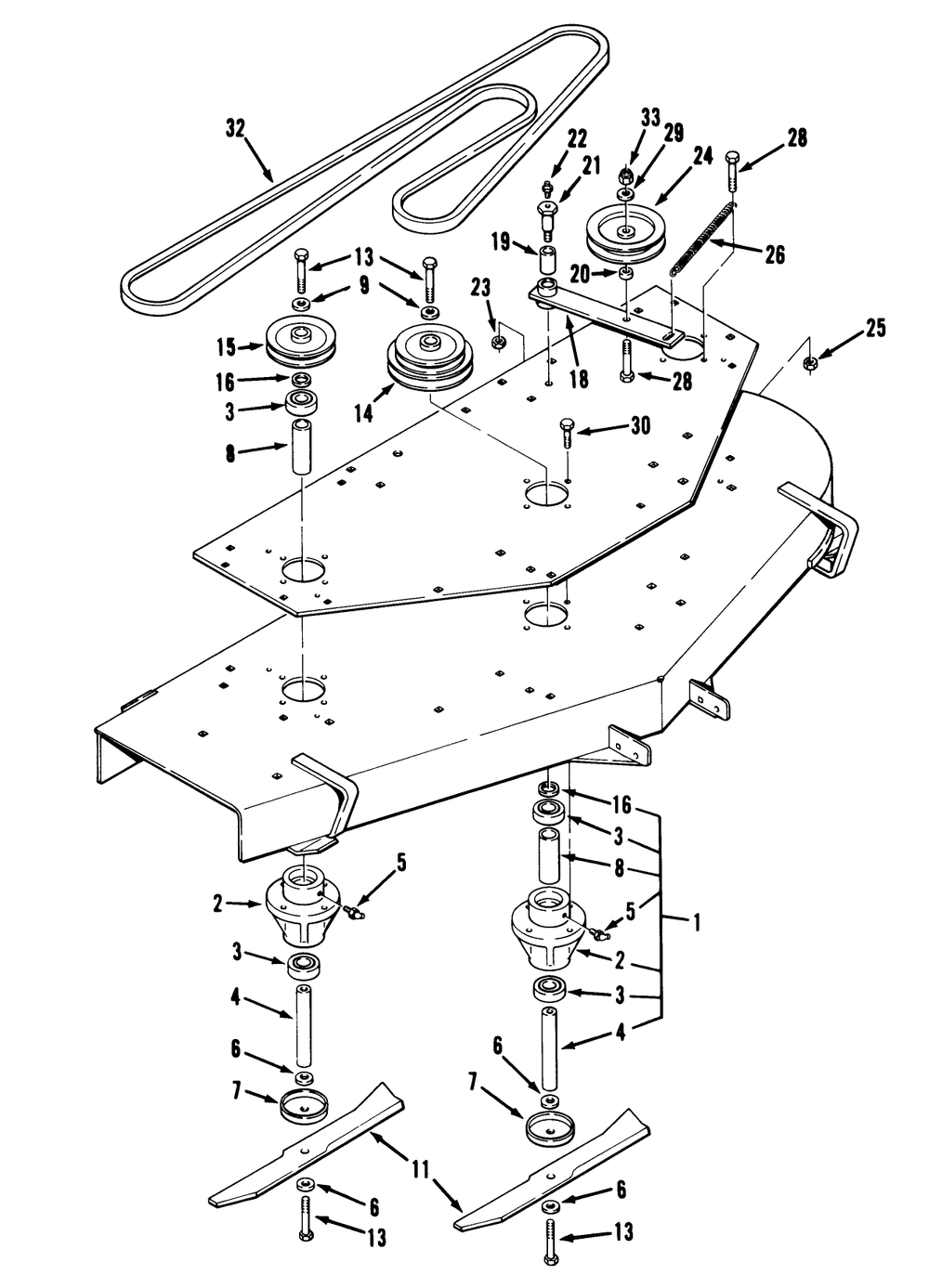 Side Discharge Mower-60 In. (152 Cm) Vehicle Identification Number C5-60sc02 Diagram and Parts List for C5-60SC02 1000001 - 1999999 Toro Lawn Mower