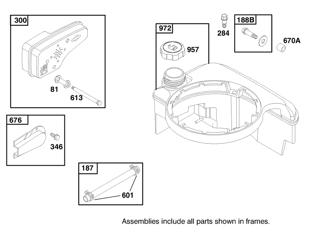 Engine Briggs & Stratton Model 12f802-1767-E1 Diagram and Parts List for 20803 8900001 - 8999999 Toro Lawn Mower