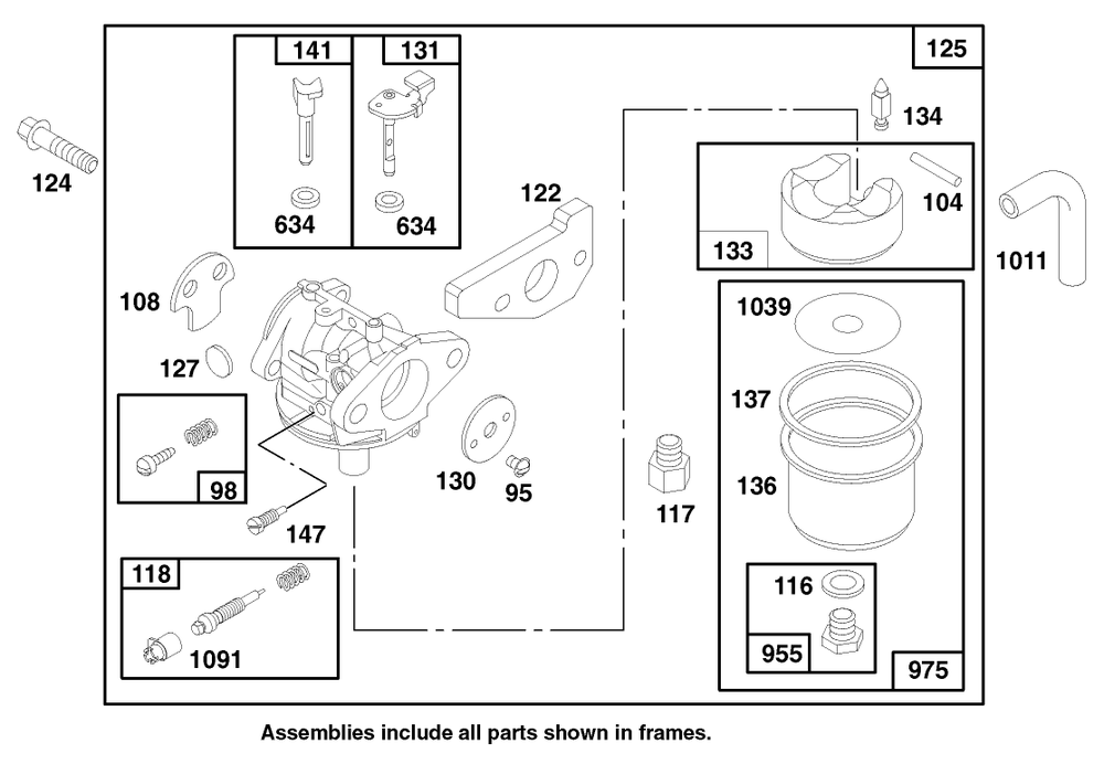 Engine Gts 150 Diagram and Parts List for 20464 7900001 - 7999999 Toro Lawn Mower