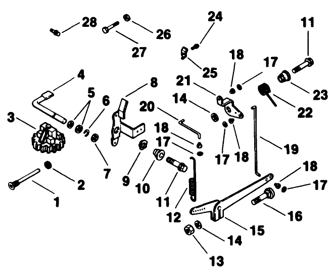 Governor-Engine Kohler Model No. Mv16s-Type 56511 Diagram and Parts List for 30117 1000001 - 1999999 Toro Lawn Tractor Accessories