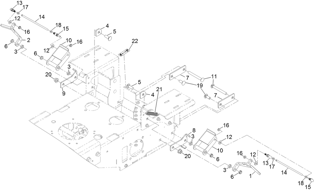 Park Brake Assembly Diagram and Parts List for 34231 400000000-999999999 Toro Sprayer